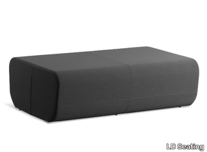 OPEN PORT OP-D2 - Upholstered rectangular fabric pouf _ LD Seating