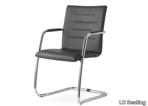 OSLO 225-Z-N4 - Stackable cantilever chair with armrests _ LD Seating