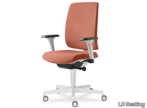 LEAF 501-SYA - Swivel fabric office chair with armrests _ LD Seating