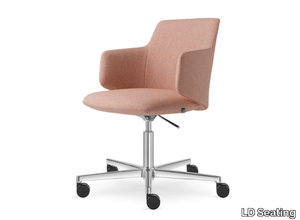 MELODY MEETING 360-RA F37-N6 - Fabric office chair with 5-Spoke base _ LD Seating