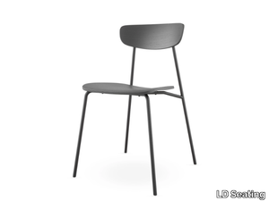 TRIVI TR-126W-N1TR2 - Steel and wood chair _ LD Seating