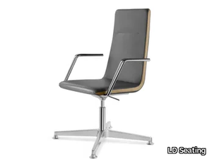 HARMONY 822-RA F34-N6 - Swivel executive chair with armrests with 4-spoke base _ LD Seating