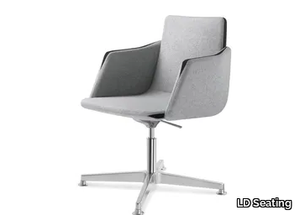 HARMONY 835-RA F34-N6 - With 4-spoke base chair with armrests _ LD Seating