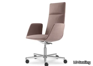 HARMONY MODERN 880 - Swivel fabric office chair with 5-Spoke base _ LD Seating