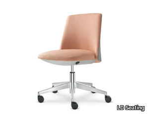 MELODY DESIGN 775-FR F40-N6 - Fabric office chair with castors with 5-Spoke base _ LD Seating