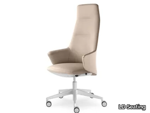 MELODY DESIGN 796-FR F40-N0 - Swivel executive chair with 5-spoke base _ LD Seating