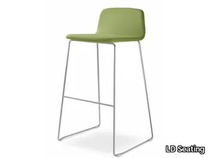 SUNRISE 153-Q-750-N4 - Sled base office stool with footrest _ LD Seating