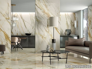 GOLDEN BORG - Laminated stoneware wall/floor tiles with marble effect _ LEA CERAMICHE