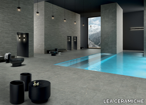 ANTHOLOGY GRAY - Indoor/outdoor porcelain stoneware wall/floor tiles with stone effect _ LEA CERAMICHE