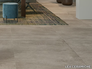 CONCRETO LIGHT - Porcelain stoneware wall/floor tiles with concrete effect _ LEA CERAMICHE