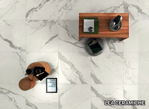 DREAMING CALACATTA SHINE - Glazed porcelain stoneware flooring with marble effect _ LEA CERAMICHE