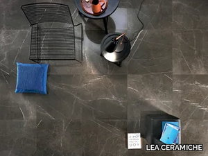 DREAMING GRAY STONE - Porcelain stoneware flooring with marble effect _ LEA CERAMICHE