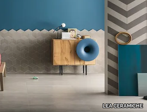 TRAME CHEVRON - Full-body porcelain stoneware flooring _ LEA CERAMICHE