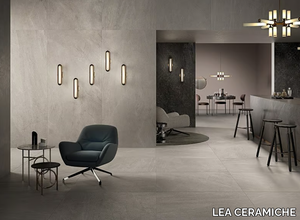 SLIMTECH NEXTONE NEXT GREY - Porcelain stoneware wall/floor tiles with stone effect _ LEA CERAMICHE