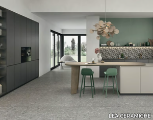 CLUSTER MID - Indoor/outdoor porcelain stoneware wall/floor tiles with stone effect _ LEA CERAMICHE