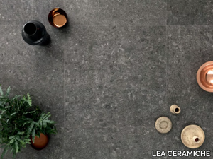 HIDDEN DARK - Indoor/outdoor porcelain stoneware wall/floor tiles with stone effect _ LEA CERAMICHE