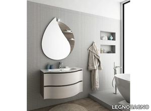 BROADWAY B1 - Wall-mounted vanity unit with drawers _ LEGNOBAGNO