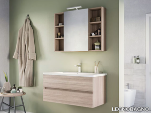 SOFT 06 - Wall-mounted vanity unit with drawers _ LEGNOBAGNO