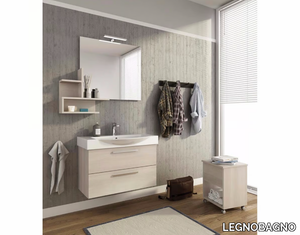 MANHATTAN M8 - Wall-mounted vanity unit with drawers _ LEGNOBAGNO