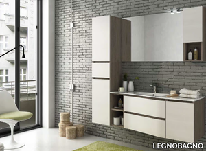 URBAN COMPONIBILE 10 - Wall-mounted vanity unit _ LEGNOBAGNO