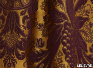 TASSINARI & CHATEL - MONCEAU - Damask silk and linen fabric _ LELIEVRE