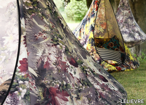 JEAN PAUL GAULTIER - FLOWER POWER - Outdoor polyester fabric with floral pattern _ LELIEVRE