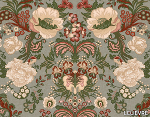 ÉLOGE - Nonwoven wallpaper with floral pattern _ LELIEVRE