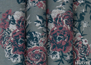 RONSARD - Cotton fabric with floral pattern _ LELIEVRE