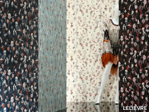 JEAN PAUL GAULTIER - CORAIL - Woven vinyl wallpaper _ LELIEVRE