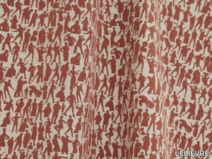 JEAN PAUL GAULTIER - SILHOUETTES - Jacquard cotton fabric with graphic pattern _ LELIEVRE