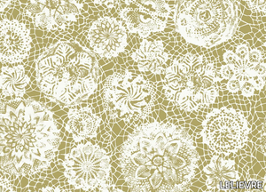 JEAN PAUL GAULTIER - PUNTO MADAMA - Nonwoven wallpaper with floral pattern _ LELIEVRE