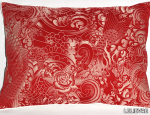 JEAN PAUL GAULTIER - SAGESSE - Rectangular cotton cushion _ LELIEVRE