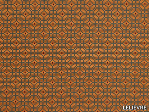 PALANQUIN - Viscose fabric with graphic pattern _ LELIEVRE