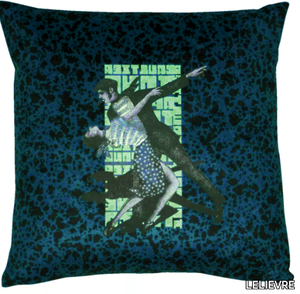 JEAN PAUL GAULTIER - TANGO - Square fabric cushion _ LELIEVRE