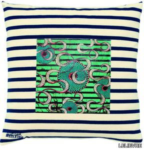 JEAN PAUL GAULTIER - ORIGINE - Square fabric cushion _ LELIEVRE