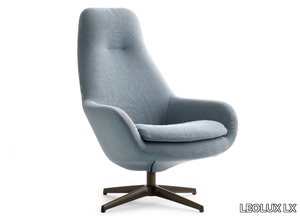 LX389 - Swivel fabric armchair _ LEOLUX LX