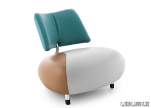 LX901 - Corner leather armchair _ LEOLUX LX