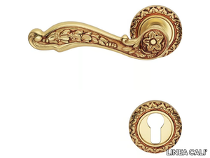 JARDIN - Louis XIV brass door handle with lock _ LINEA CALI'