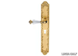 NINFA CRYSTAL - Classic style brass door handle with Swarovski® Crystals on back plate _ LINEA CALI'