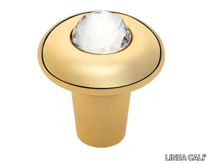 ELIKA CRYSTAL - Brass furniture knob with crystals _ LINEA CALI'