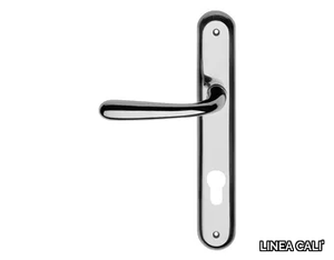 GARDA ZINCRAL - Classic style brass door handle on back plate _ LINEA CALI'