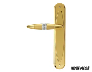 HAVANA MESH - Chromed brass door handle with Swarovski® Crystals on back plate _ LINEA CALI'