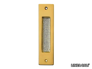 PROFILO MESH - Recessed chromed brass door handle with Swarovski® Crystals _ LINEA CALI'