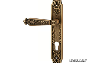 EPOCA - Chromed brass door handle on back plate _ LINEA CALI'