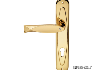 FISH CRYSTAL - Chromed brass door handle with Swarovski® Crystals on back plate _ LINEA CALI'