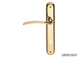 PIUMA - Classic style metal door handle on back plate _ LINEA CALI'