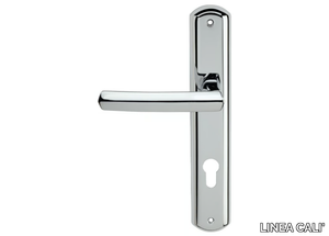 DAFNE - Classic style brass door handle on back plate _ LINEA CALI'