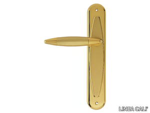 HAVANA - Classic style brass door handle on back plate _ LINEA CALI'