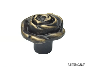 ROSE - Brass furniture knob _ LINEA CALI'