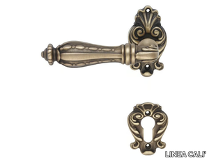 ZAARA - Indian style brass door handle with lock _ LINEA CALI'